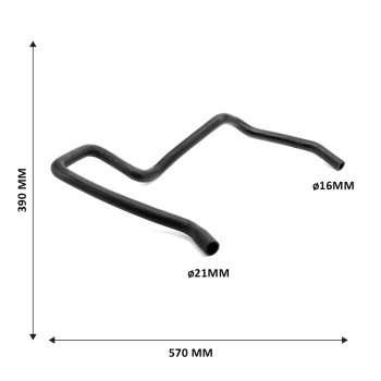 Caño De Deposito De Radiador Ford Fiesta Courier 96/99