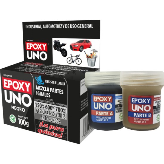 EPOXI UNO RESINA INDUSTRIAL AUTOMOTRIZ Y USO GENERAL 100GRS