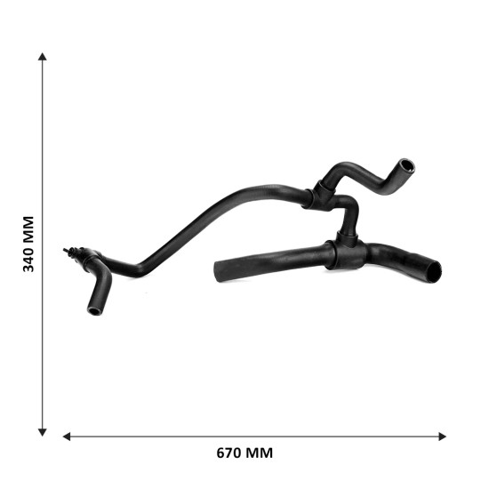 Caño Radiador Inferior Fiat Palio Siena 1.0 1.4 Con Valvula