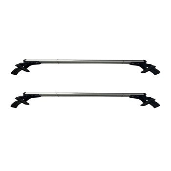 BARRA DE TECHO BAJA DE ALUMINIO SIN GOTERO 120CMTS