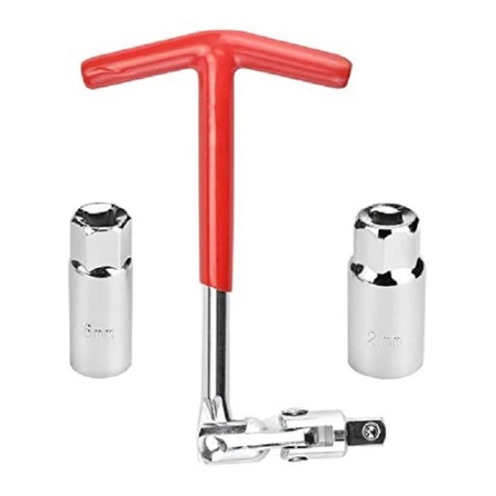 Llave Saca Bujias Doble Rosca 16mm Y 21mm